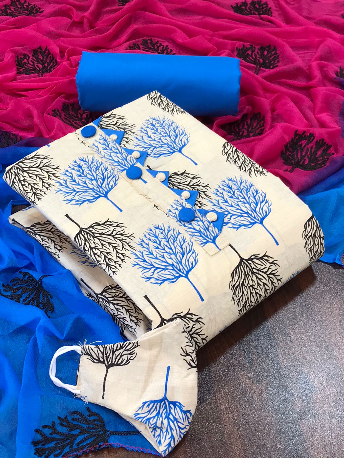 Tcvv Cotton 10 Designer Fancy Casual Wear Cotton Printed  Dress Material
